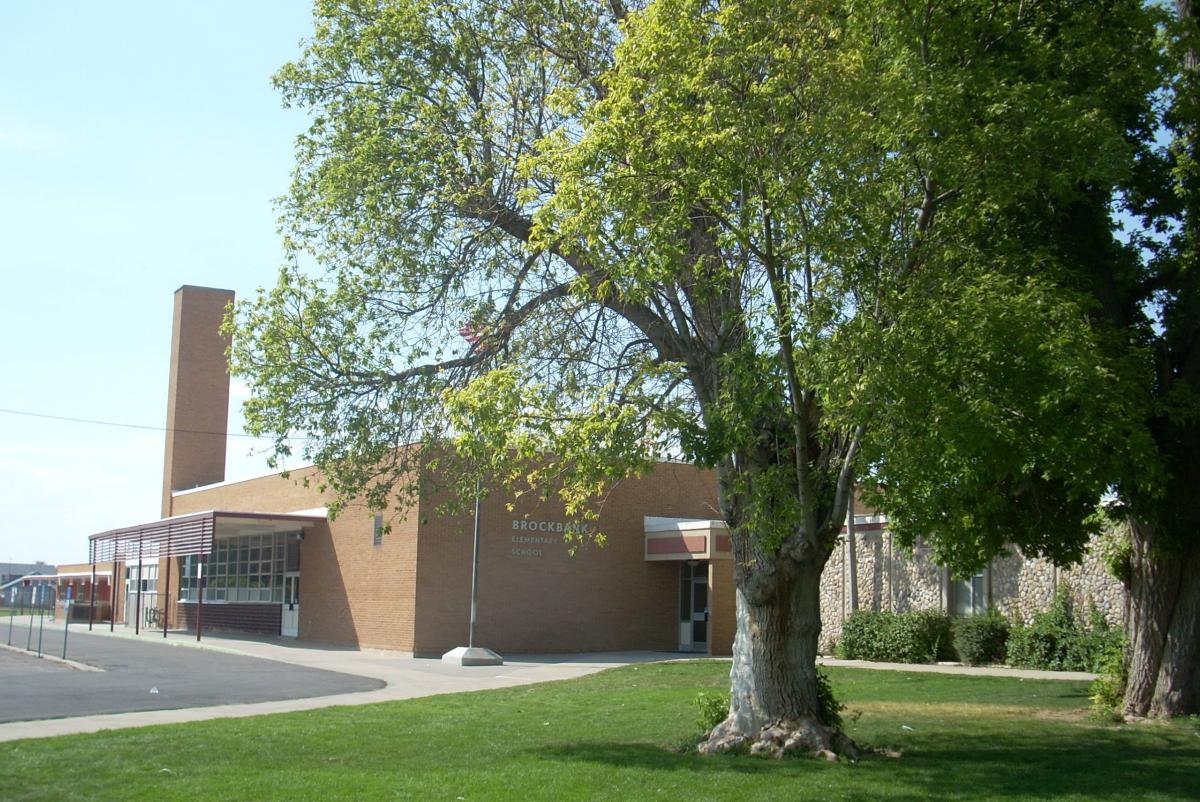 Front Entrance of Brockbank Elementary