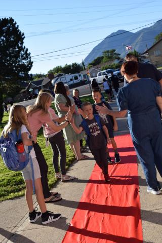 Red Carpet First Day of School