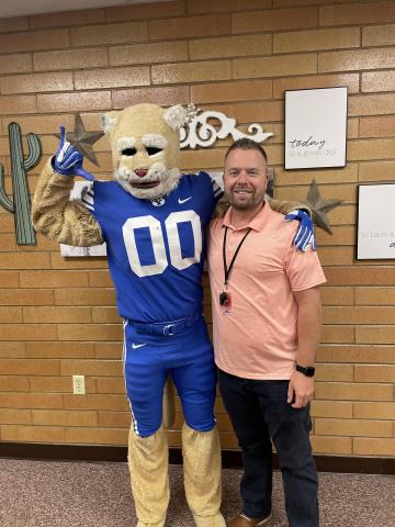 Principal Holt and Cosmo
