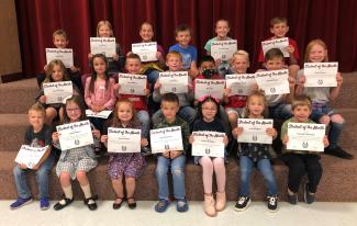 Students of the Month for Sept